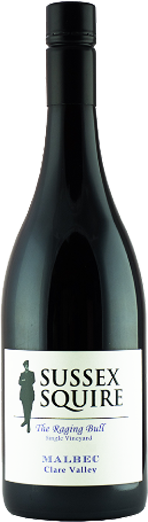 Sussex Squire Wines The Raging Bull Single Vineyard Clare Valley Malbec 2021 Clare Valley
